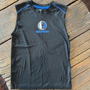 Dallas Mavericks Basketball Sleeveless Performance Tee Kids Boys Size XS 6-7